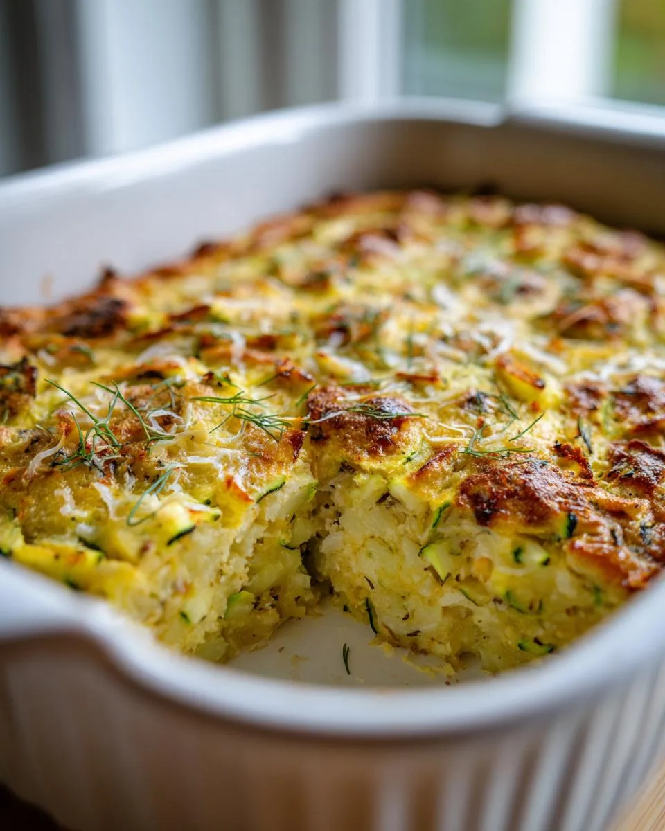 Herbed Dilly Zucchini Casserole - detail 3