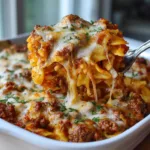 High Protein Sheet Pan Pasta Bake