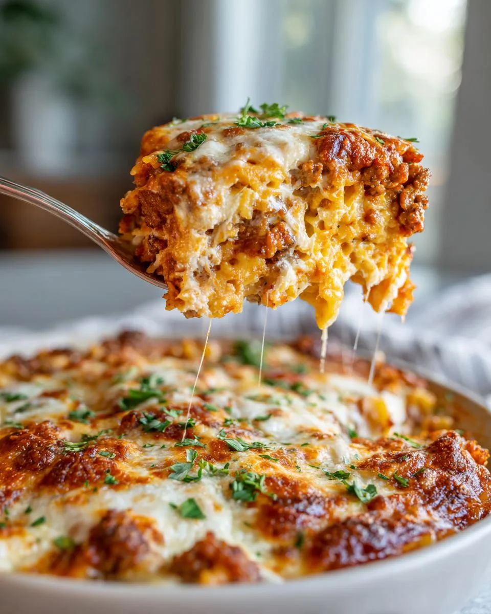 High Protein Sheet Pan Pasta Bake - detail 3