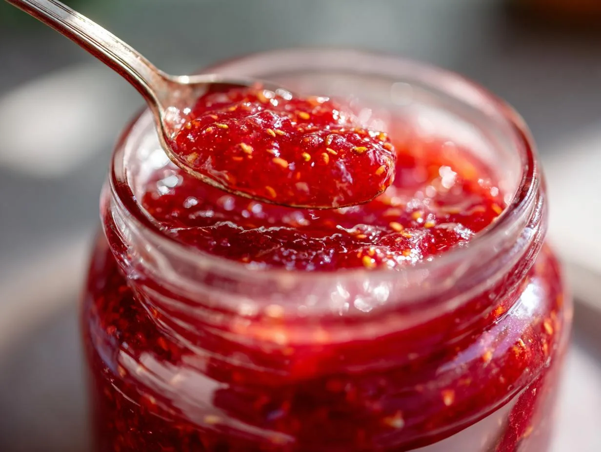 Perfect Homemade Strawberry Rhubarb Jam in 1 Hour