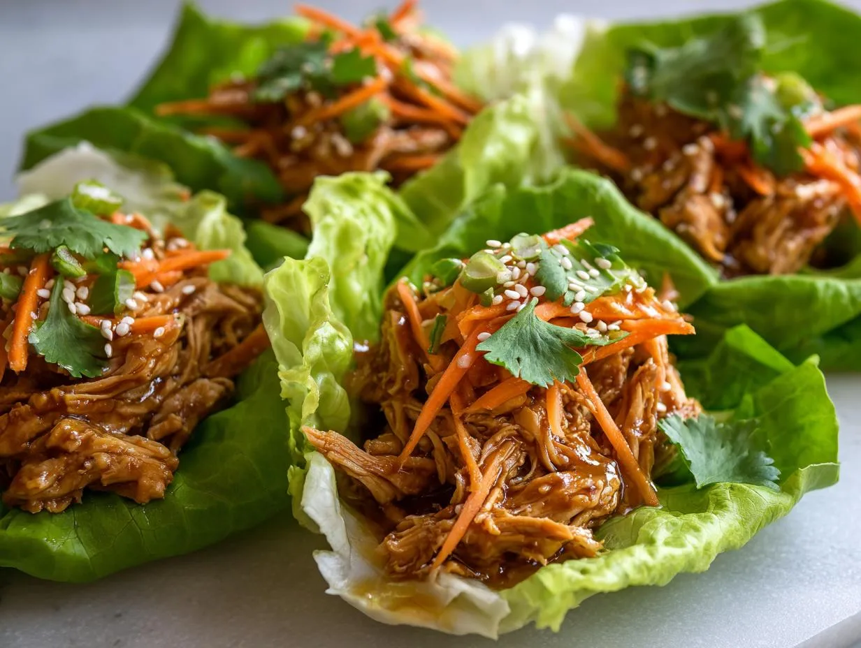 Tangy Lemon Chicken Lettuce Cups in 30 Minutes Flat