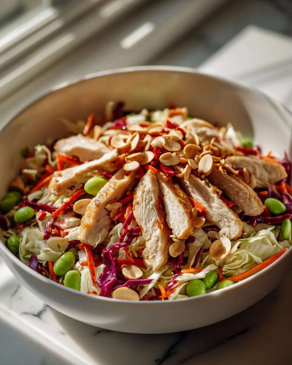 Light Chinese Chicken Cabbage Salad - detail 2