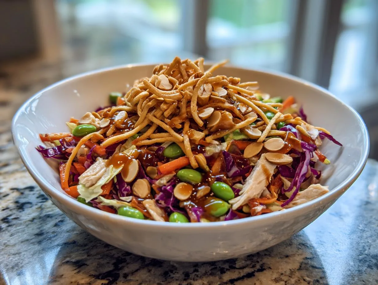30-Minute Light Chinese Chicken Cabbage Salad That’s Irresistibly Crisp