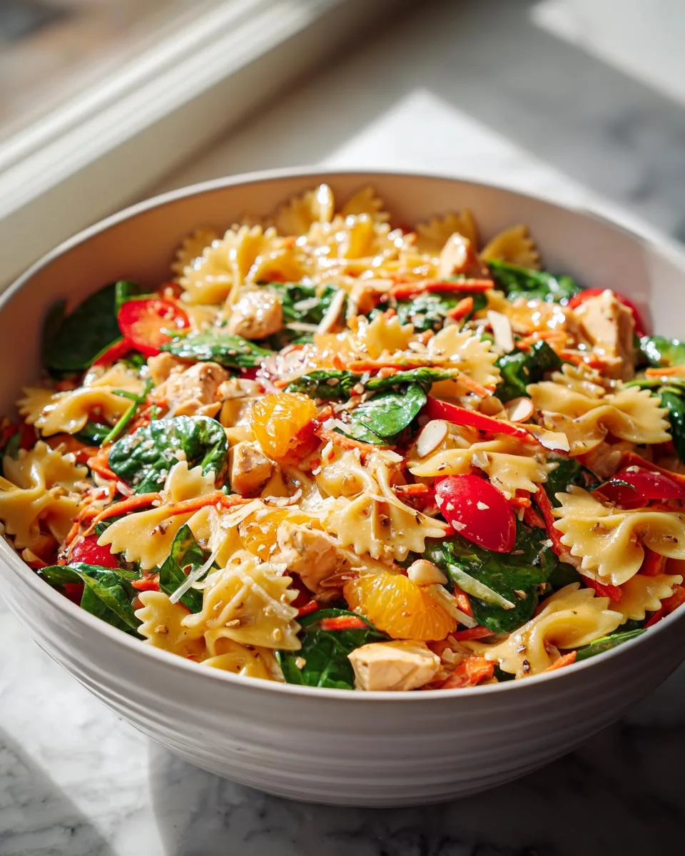 Mandarin Chicken Pasta Salad Recipe - detail 2