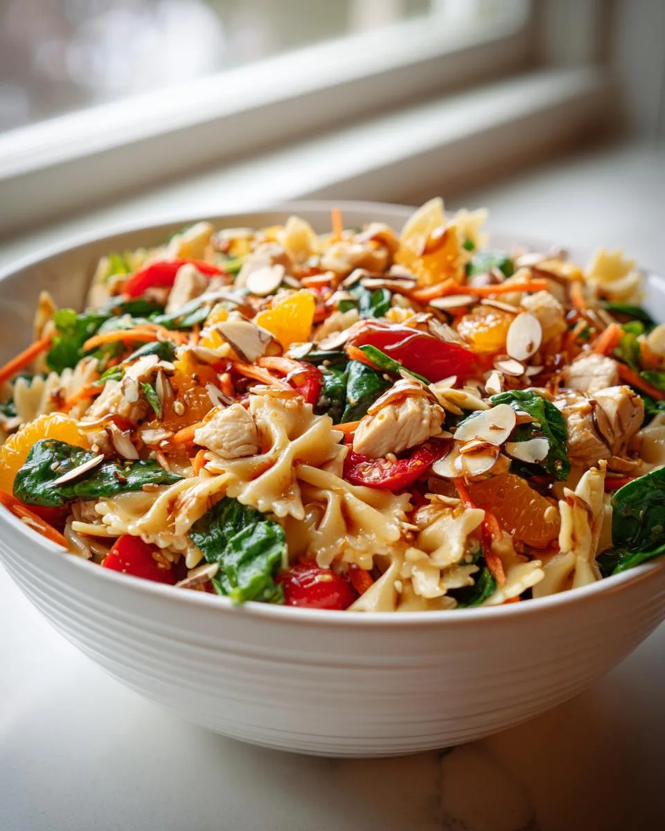 Mandarin Chicken Pasta Salad Recipe - detail 4