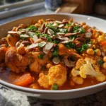 Moroccan Chicken Cauliflower Stew