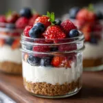 No Bake Berry Cheesecake Cups