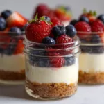 No Bake Berry Dessert Cups