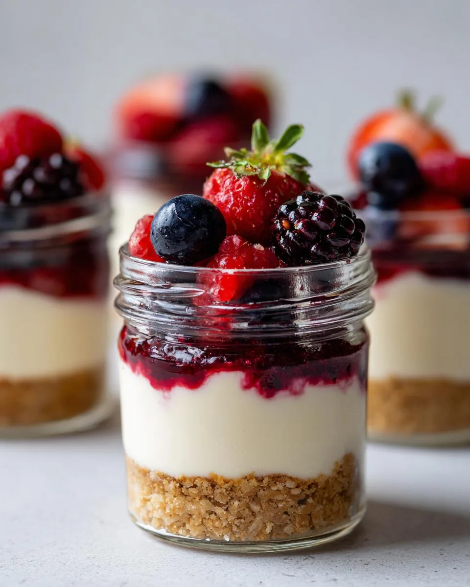 No Bake Berry Dessert Cups - detail 3