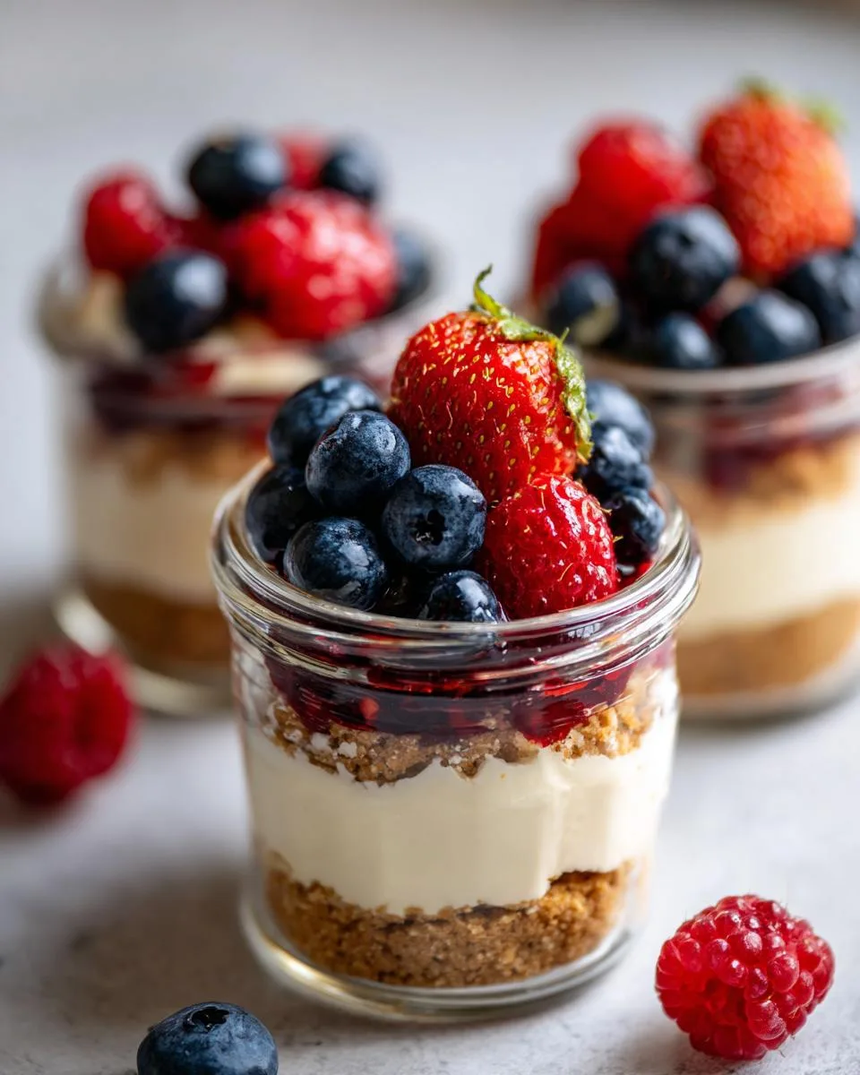 No Bake Berry Dessert Cups - detail 4