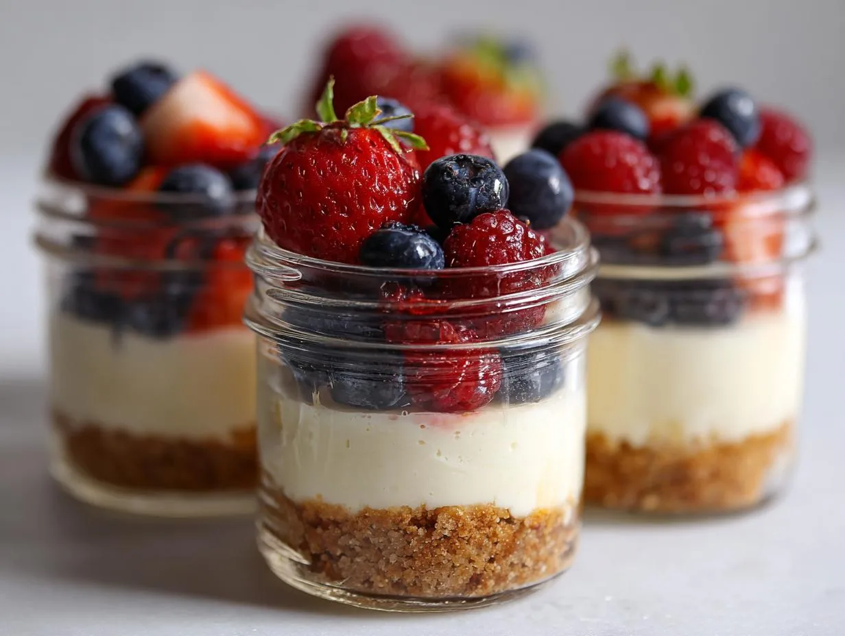20-Minute No Bake Berry Dessert Cups – Irresistible Delight