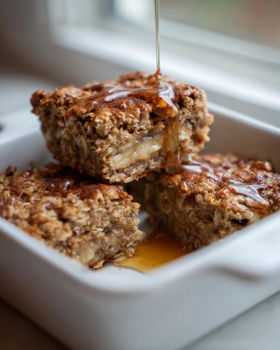 Peanut Butter Banana Oatmeal Bars - detail 2
