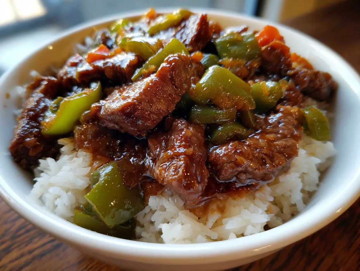 5-Star Pepper Steak Slow Cooker Recipe – Tender Bliss