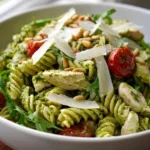 Pesto Chicken Pasta Salad Bowl