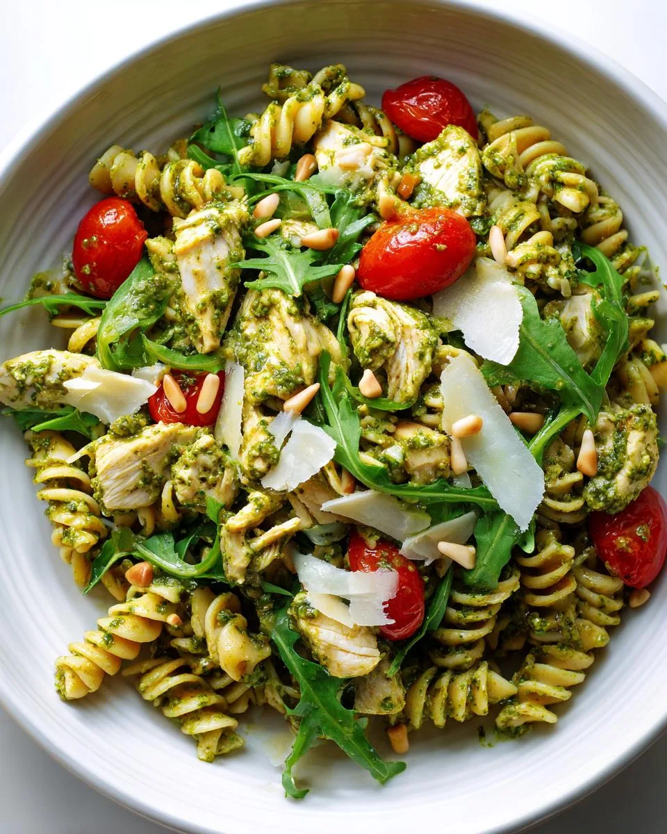 Pesto Chicken Pasta Salad Bowl - detail 4