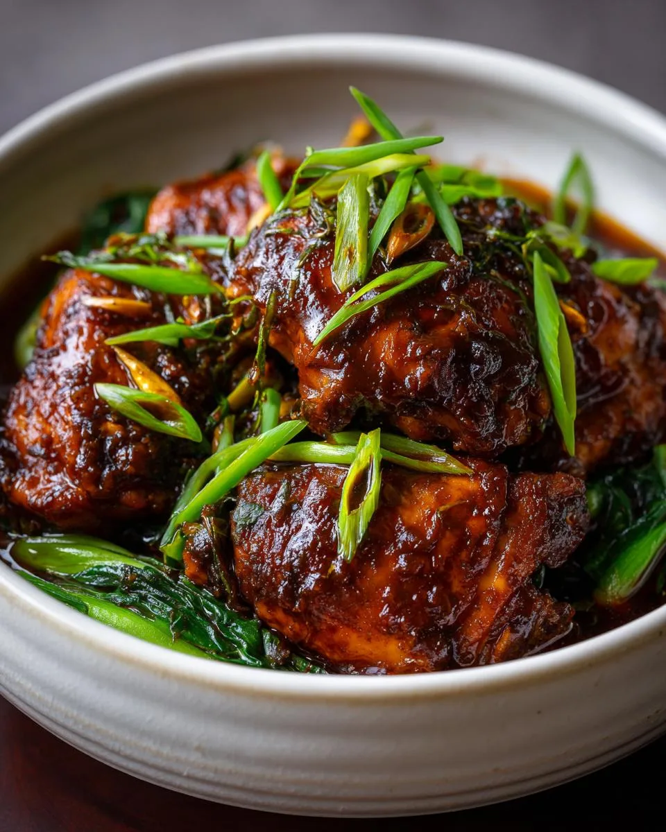 Slow Cooker Adobo Chicken Bok Choy - detail 3