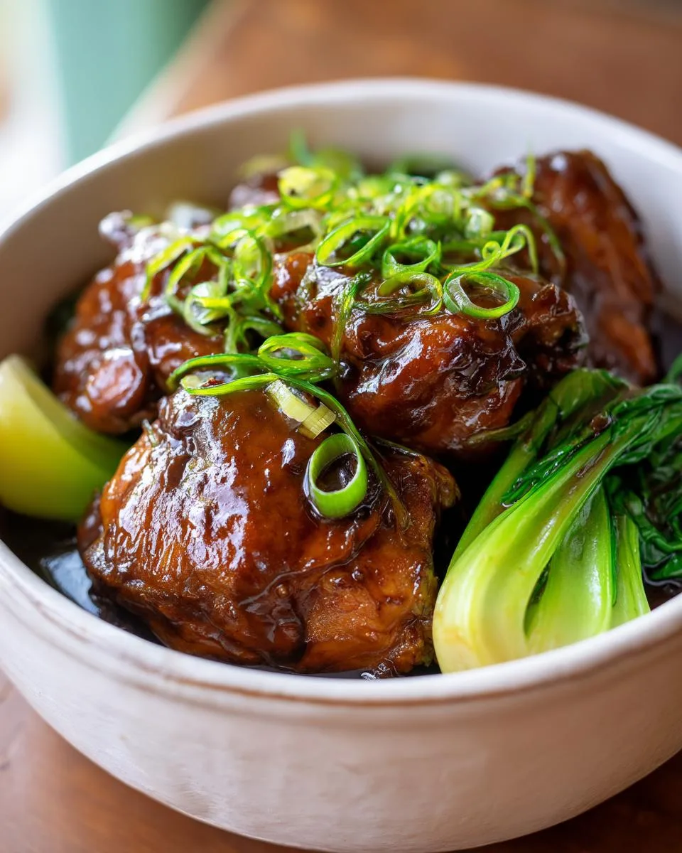 Slow Cooker Adobo Chicken Bok Choy - detail 4