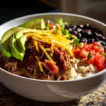 Slow Cooker Beef Taco Bowls