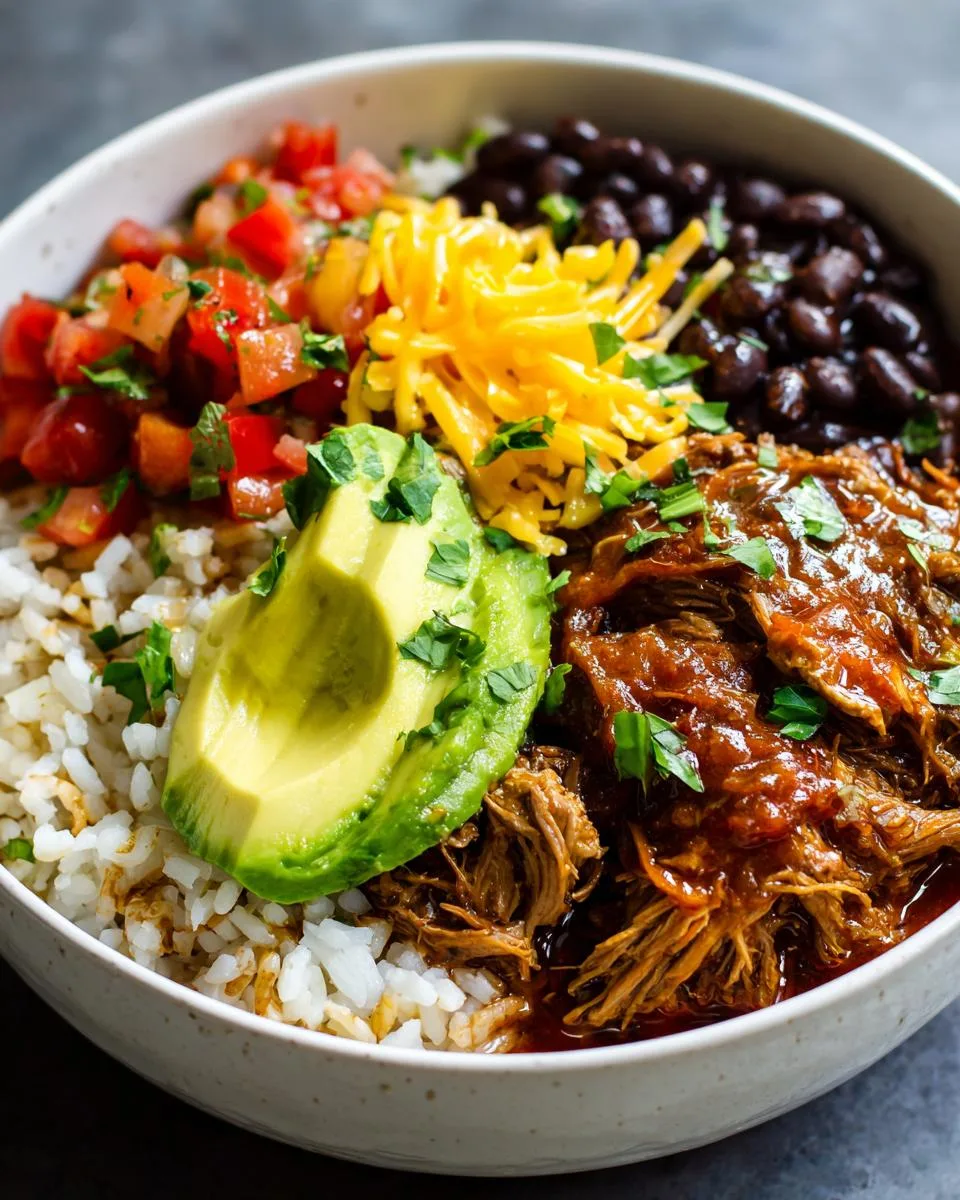 Slow Cooker Beef Taco Bowls - detail 2