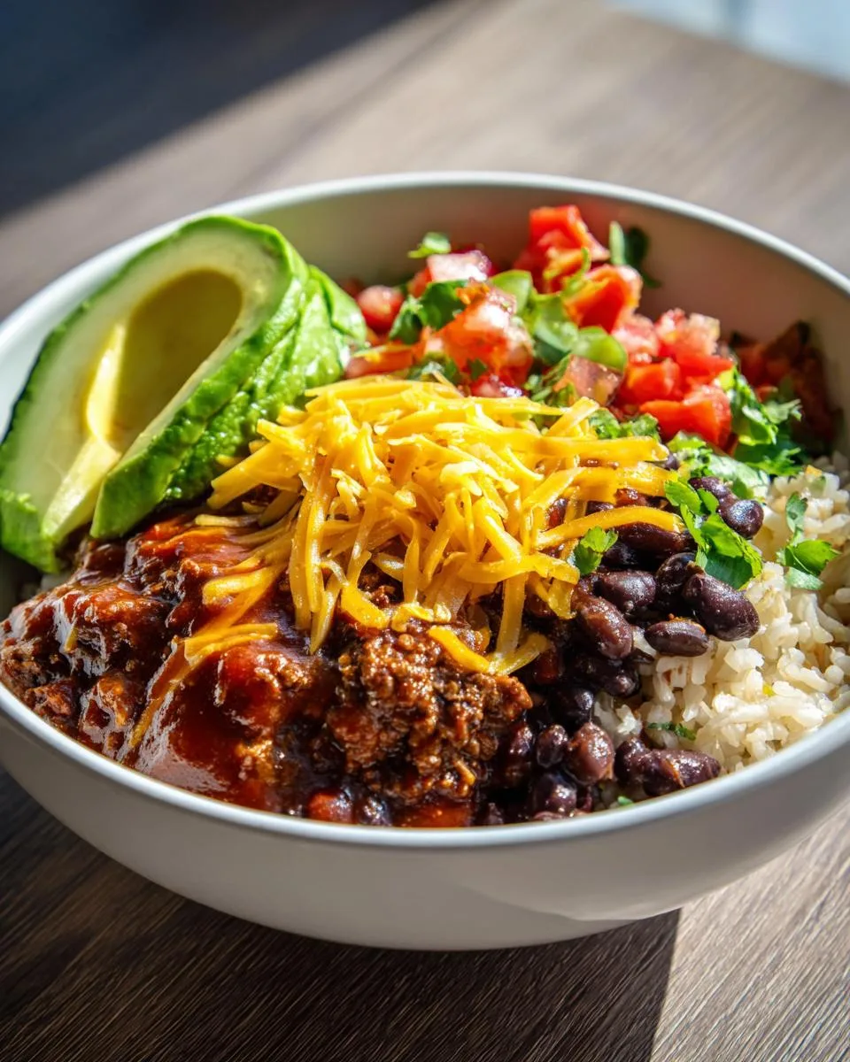 Slow Cooker Beef Taco Bowls - detail 4