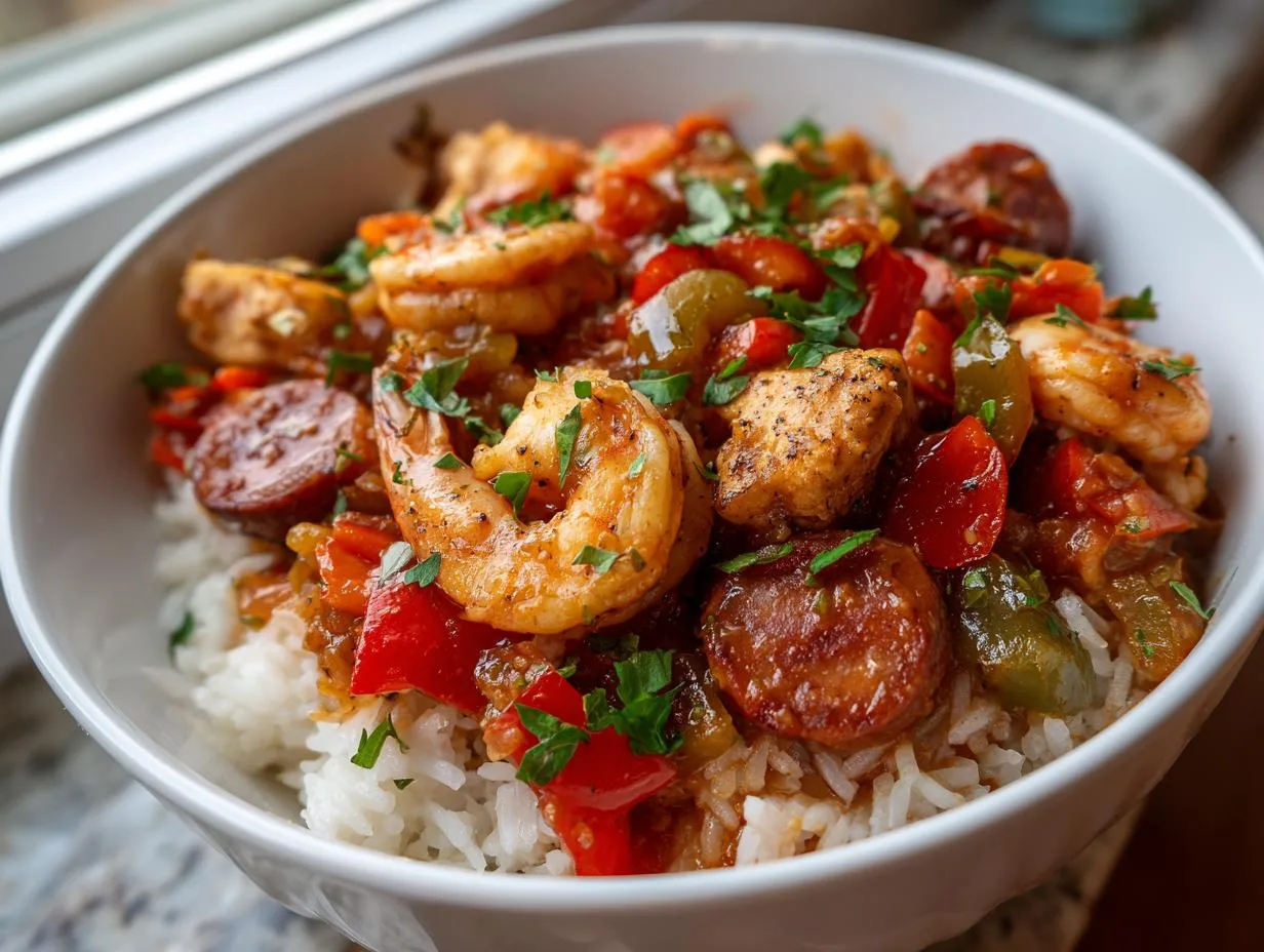 3-Ingredient Magic Slow Cooker Jambalaya That Blows Minds