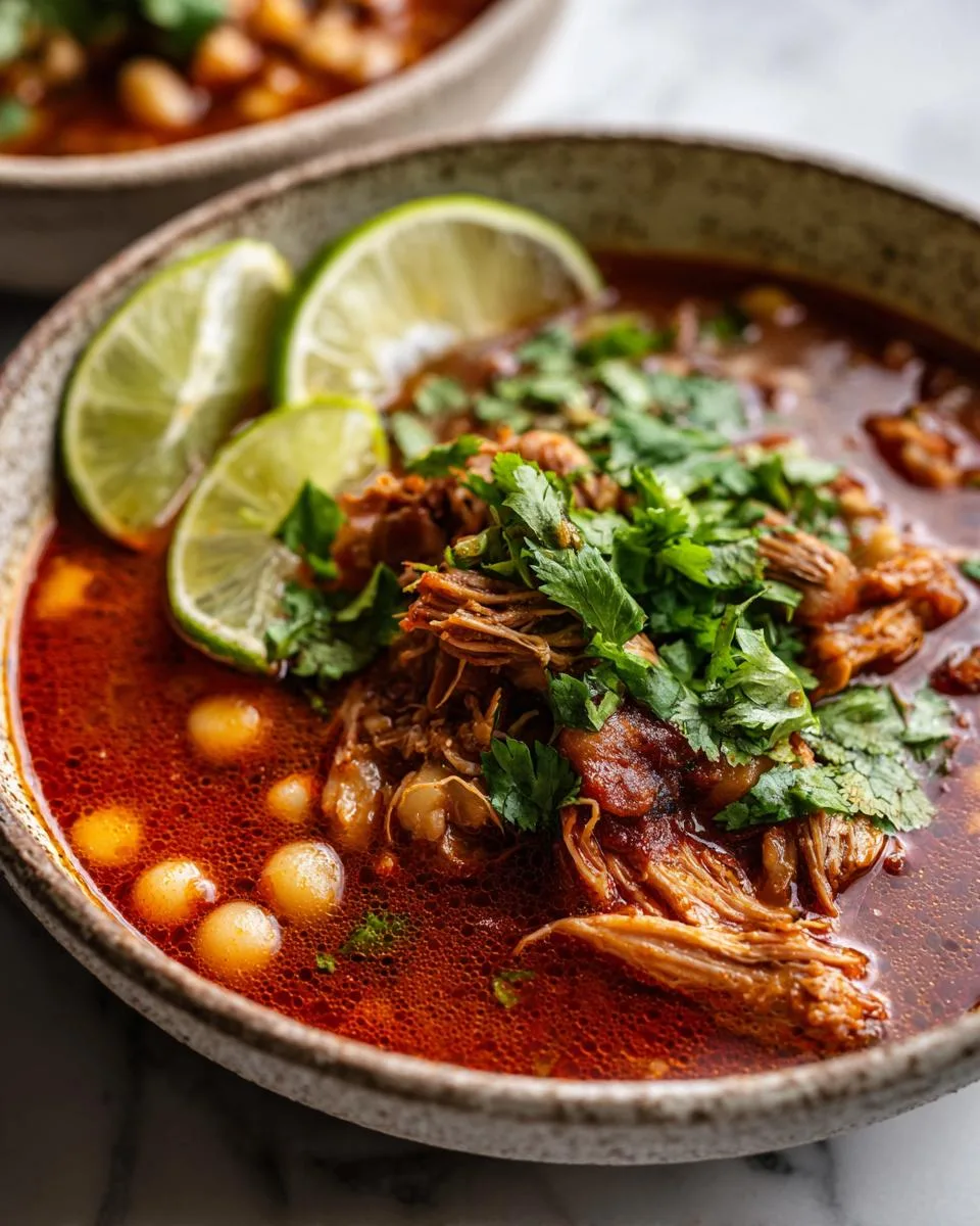 Slow Cooker Pozole Soup - detail 2
