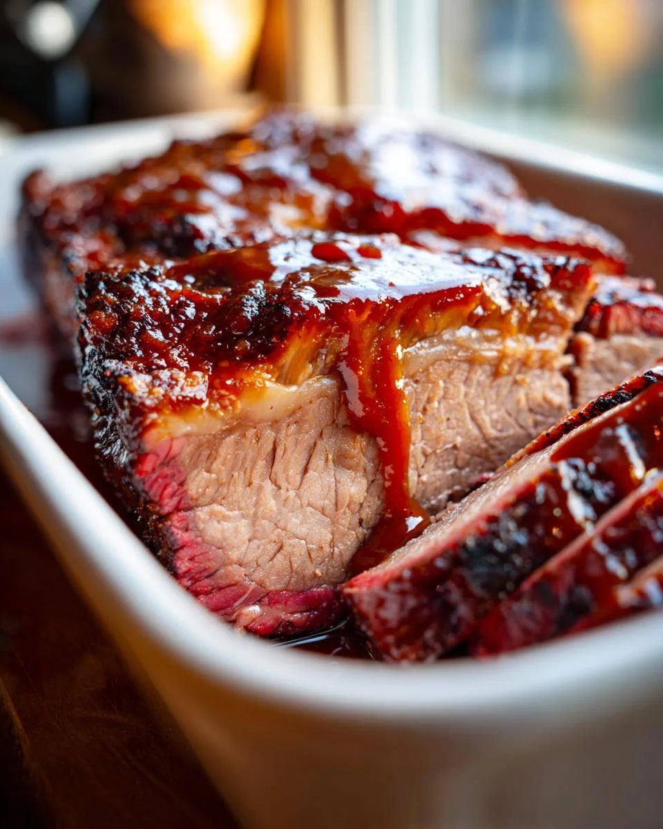 Slow Cooker Texas Smoked Beef Brisket - detail 2