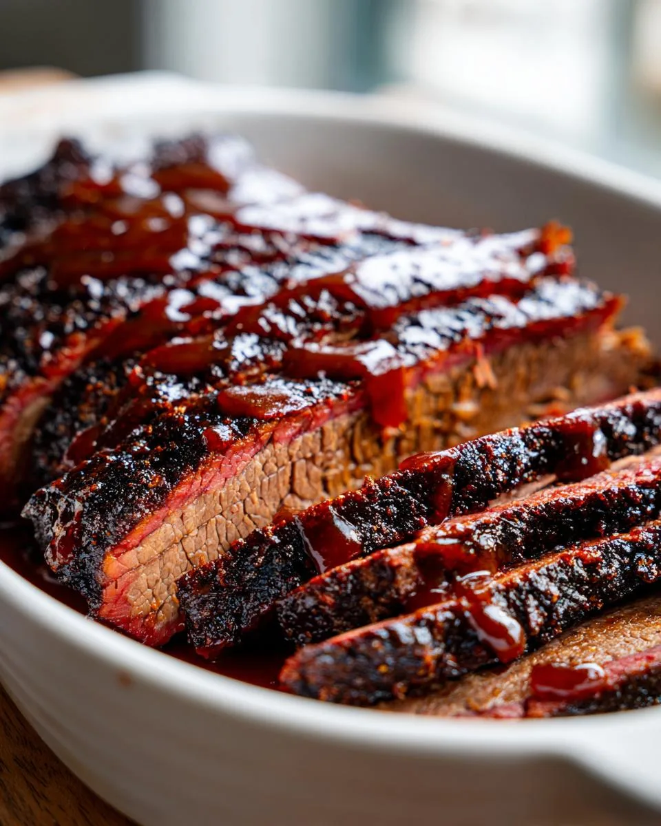 Slow Cooker Texas Smoked Beef Brisket - detail 3