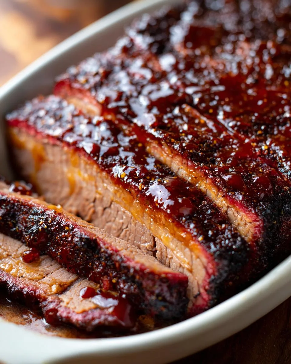 Slow Cooker Texas Smoked Beef Brisket - detail 4