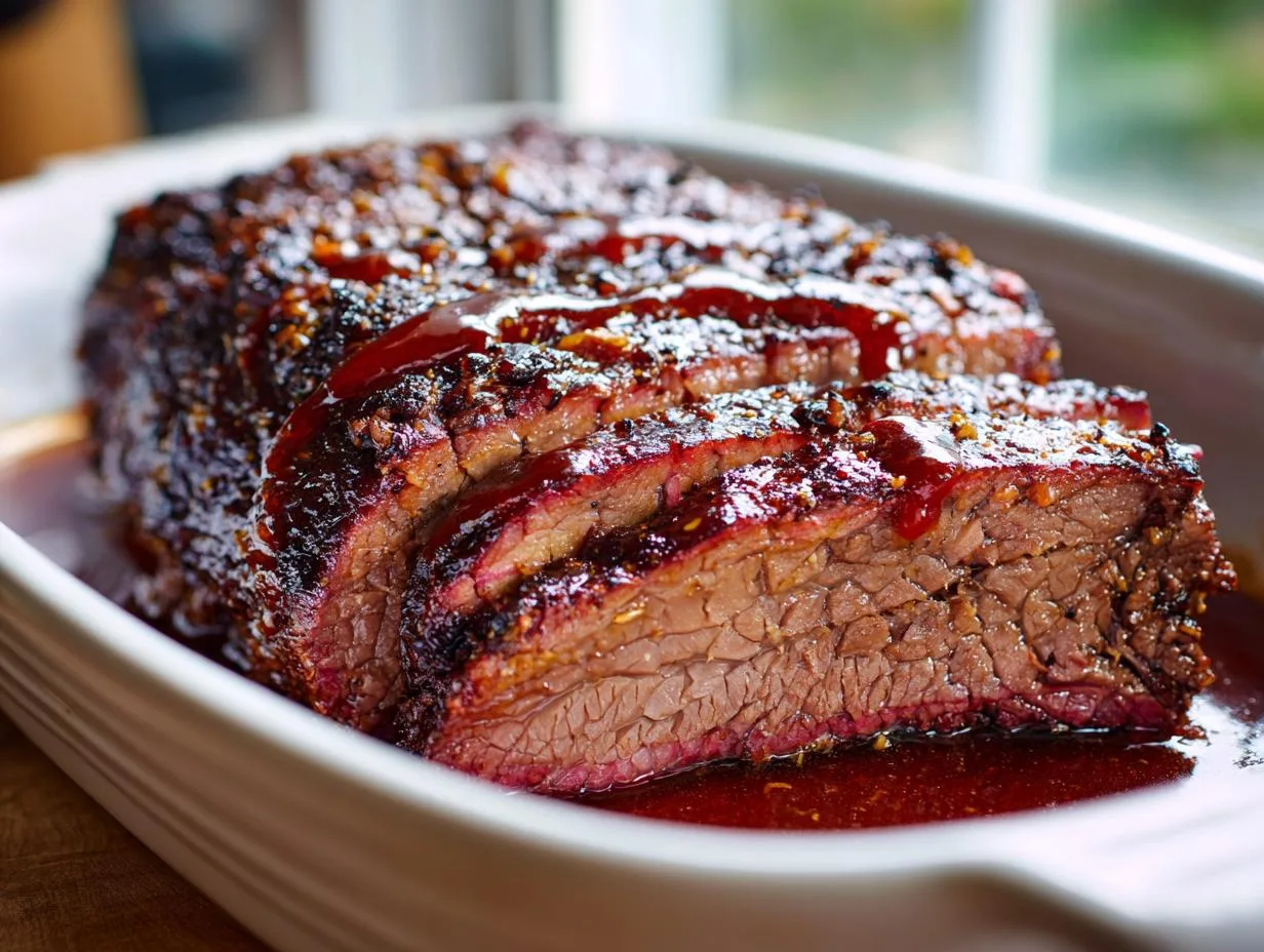 Juicy 7-Hour Slow Cooker Texas Smoked Beef Brisket Perfection
