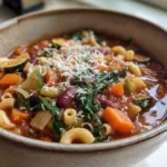 Slow Cooker Vegetarian Minestrone