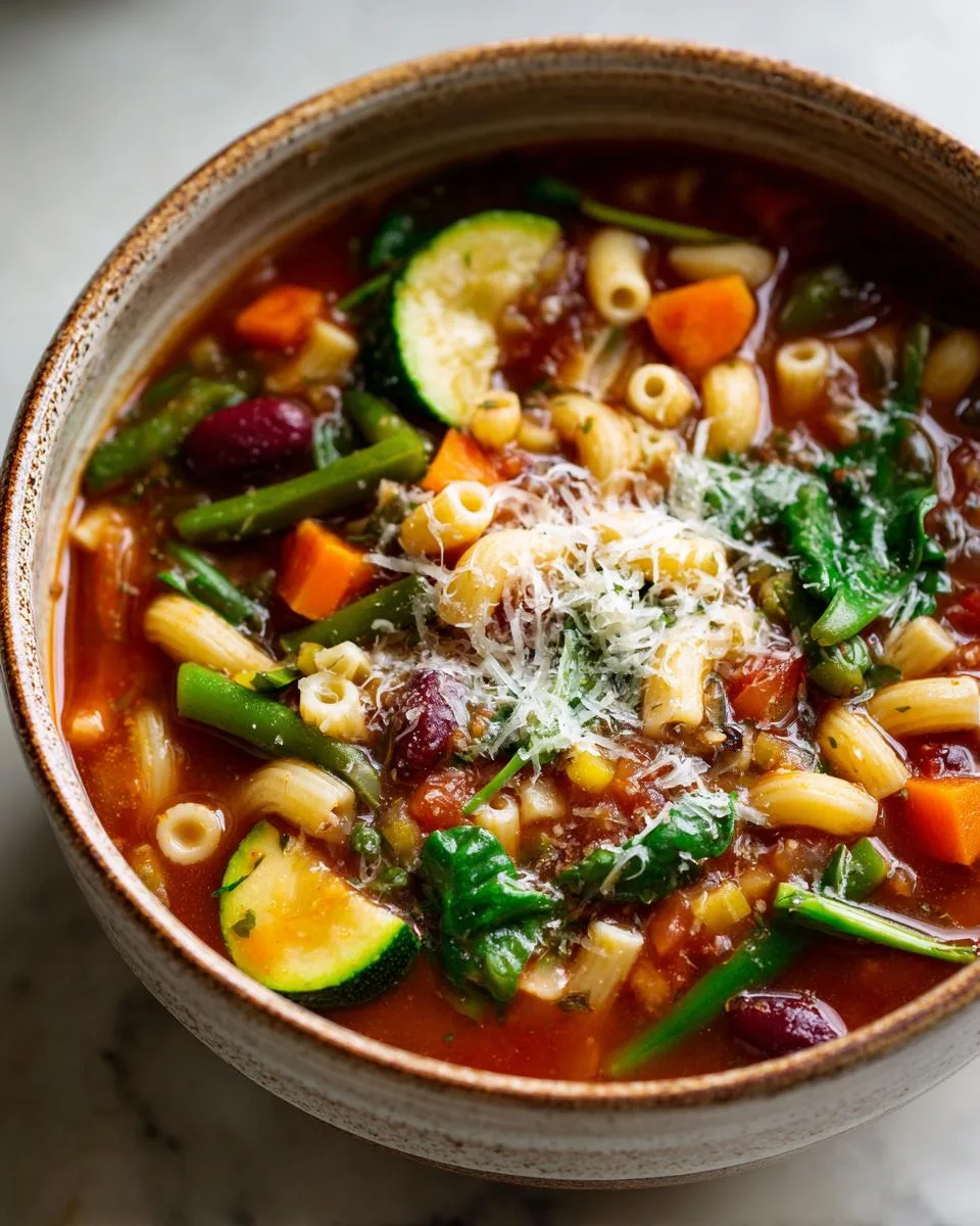 Slow Cooker Vegetarian Minestrone - detail 3