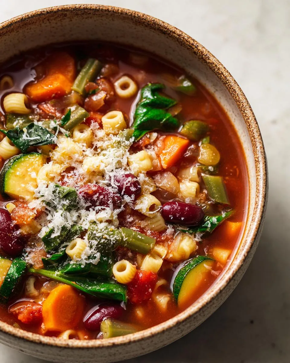 Slow Cooker Vegetarian Minestrone - detail 4