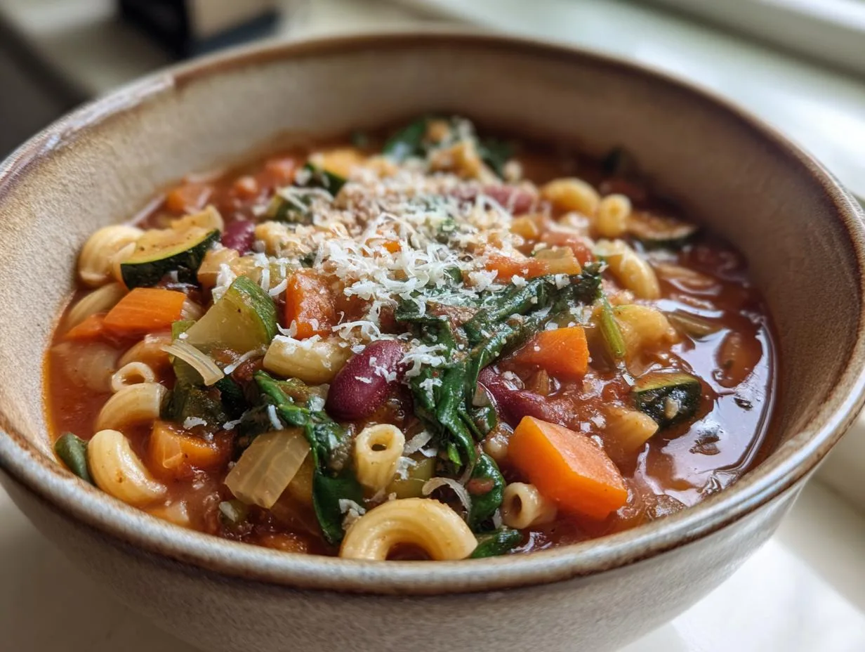 Slow Cooker Vegetarian Minestrone: 6-Hour Comfort in a Bowl