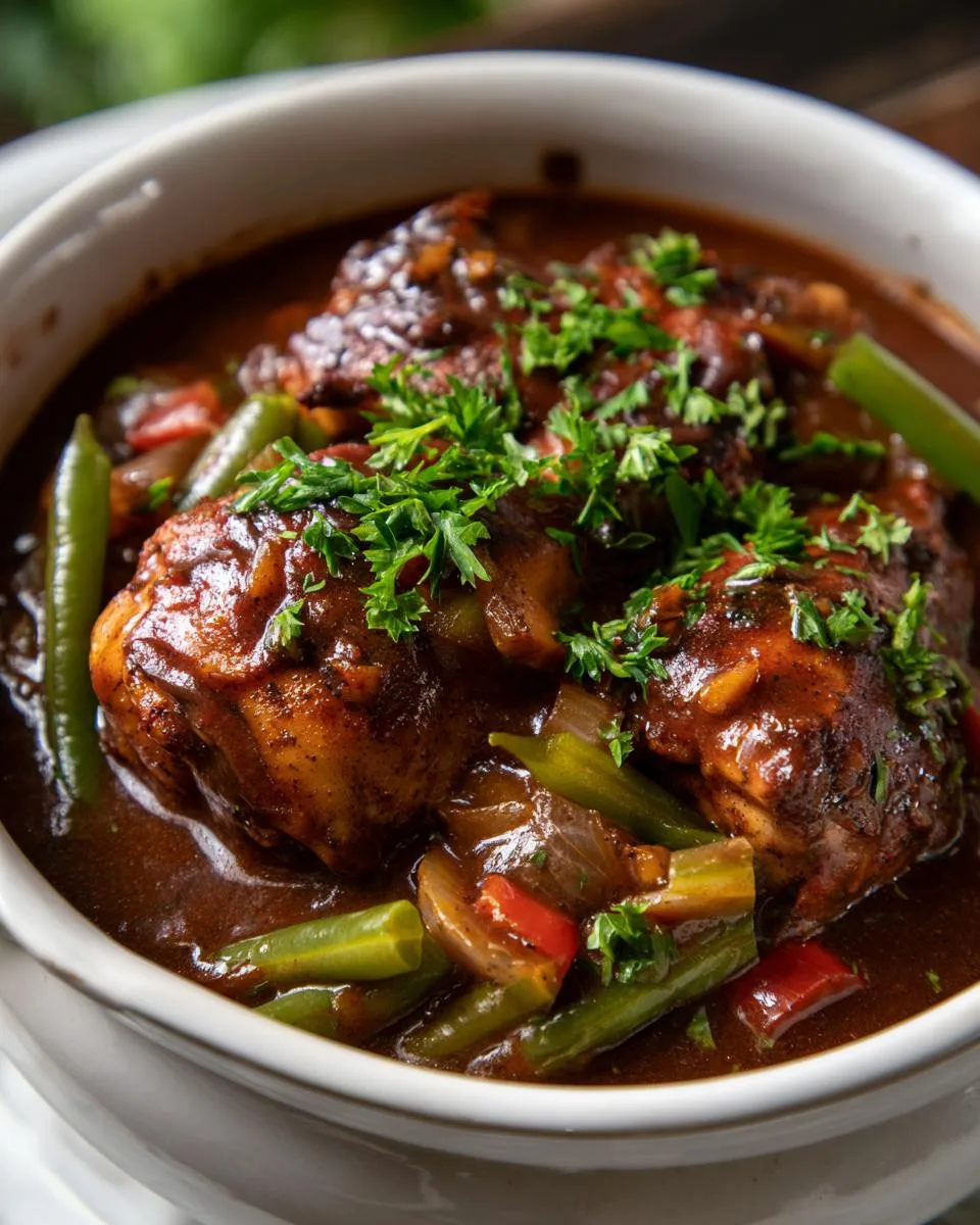 Smothered Cajun Chicken Crockpot - detail 2