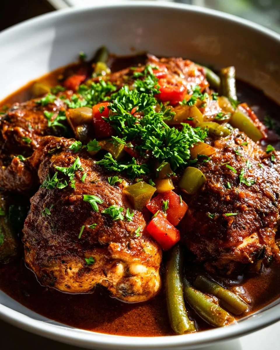 Smothered Cajun Chicken Crockpot - detail 3