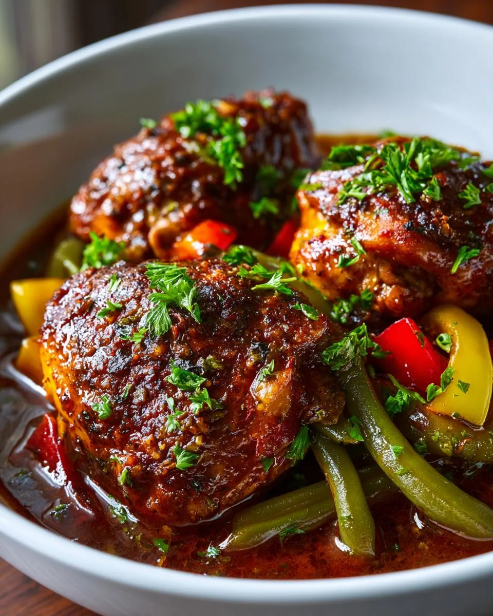 Smothered Cajun Chicken Crockpot - detail 4