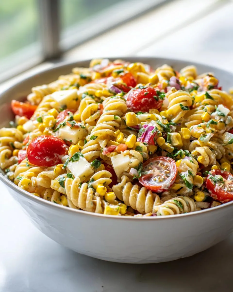 Southwest Corn Pasta Salad Recipe - detail 3