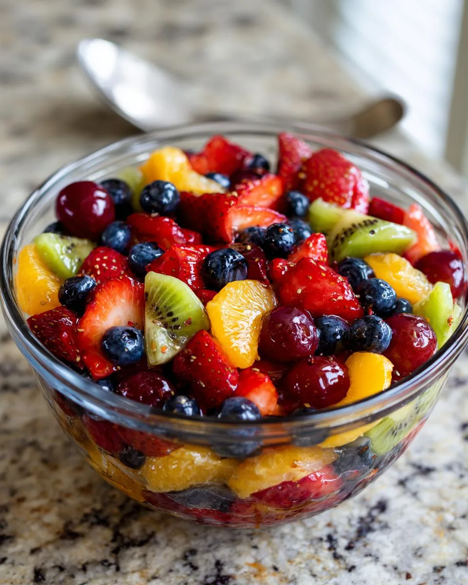 Summer Berry Fruit Salad - detail 2