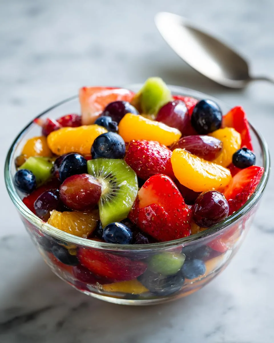 Summer Berry Fruit Salad - detail 3