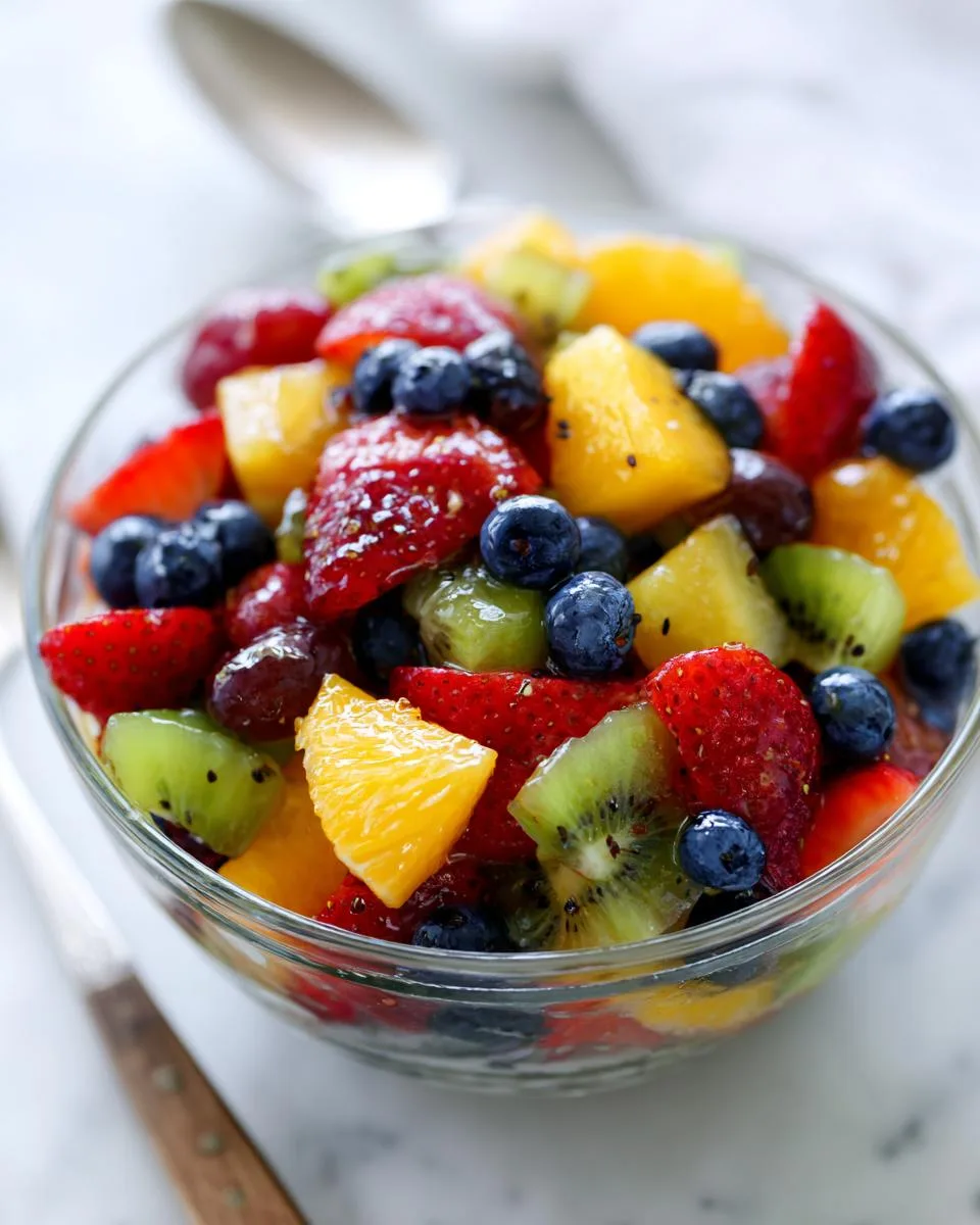 Summer Berry Fruit Salad - detail 4
