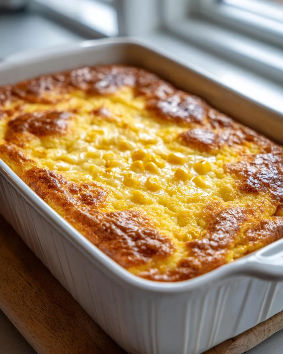 Sweet Corn Pudding Casserole - detail 2