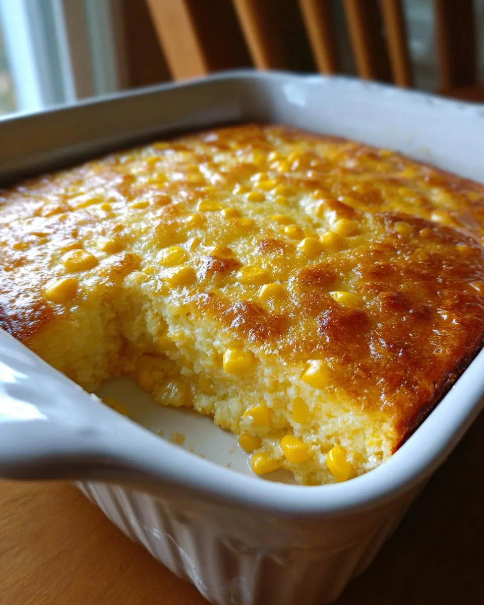 Sweet Corn Pudding Casserole - detail 3