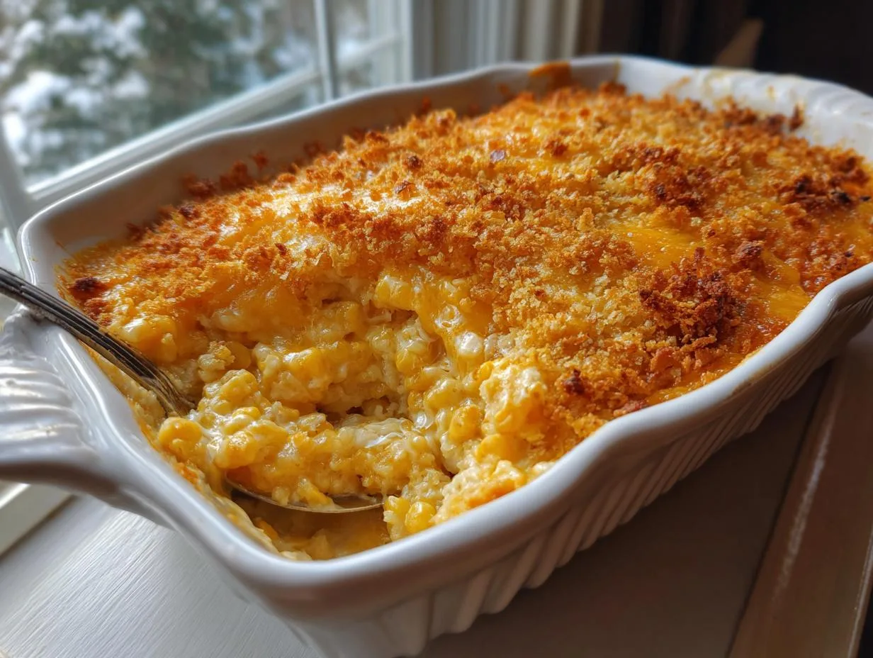 Creamy Swiss Style Corn Casserole in Just 45 Minutes