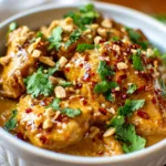 Thai Peanut Chicken Crockpot