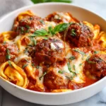 Tortellini Meatballs Slow Cooker