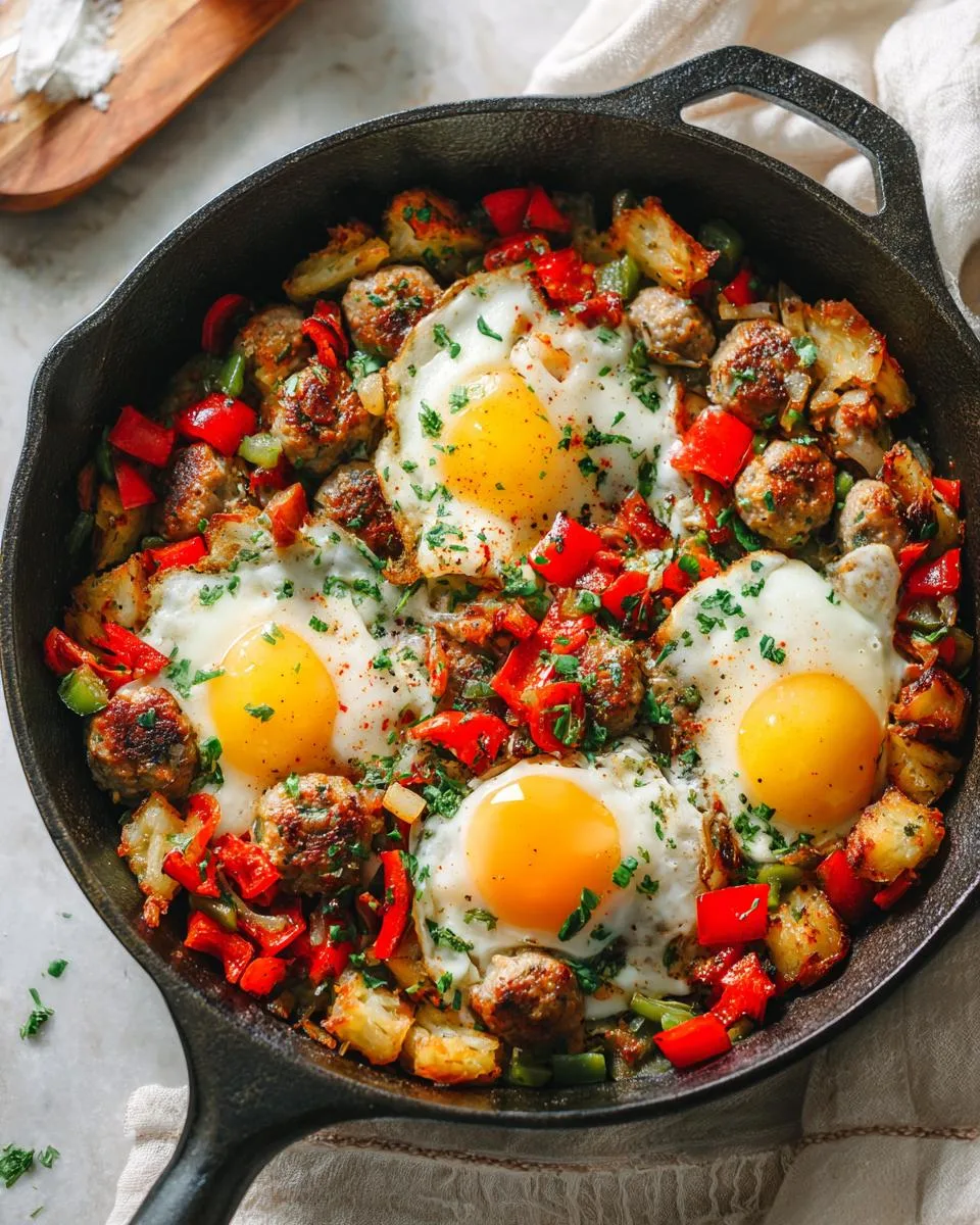 Turkey Sausage Breakfast Skillet - detail 3