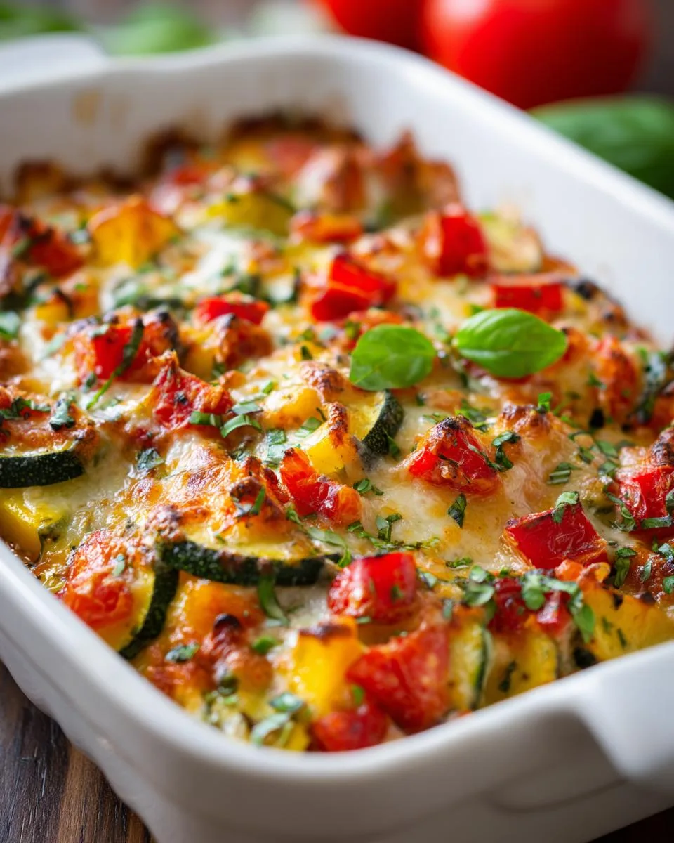 Zucchini Tomato Herb Casserole - detail 3