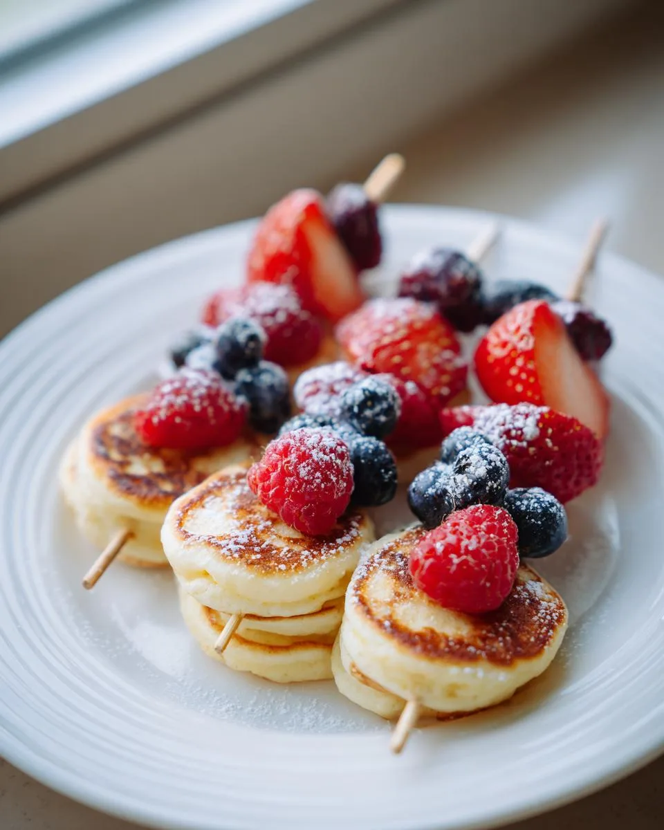 4th July Berry Pancake Skewers - detail 2