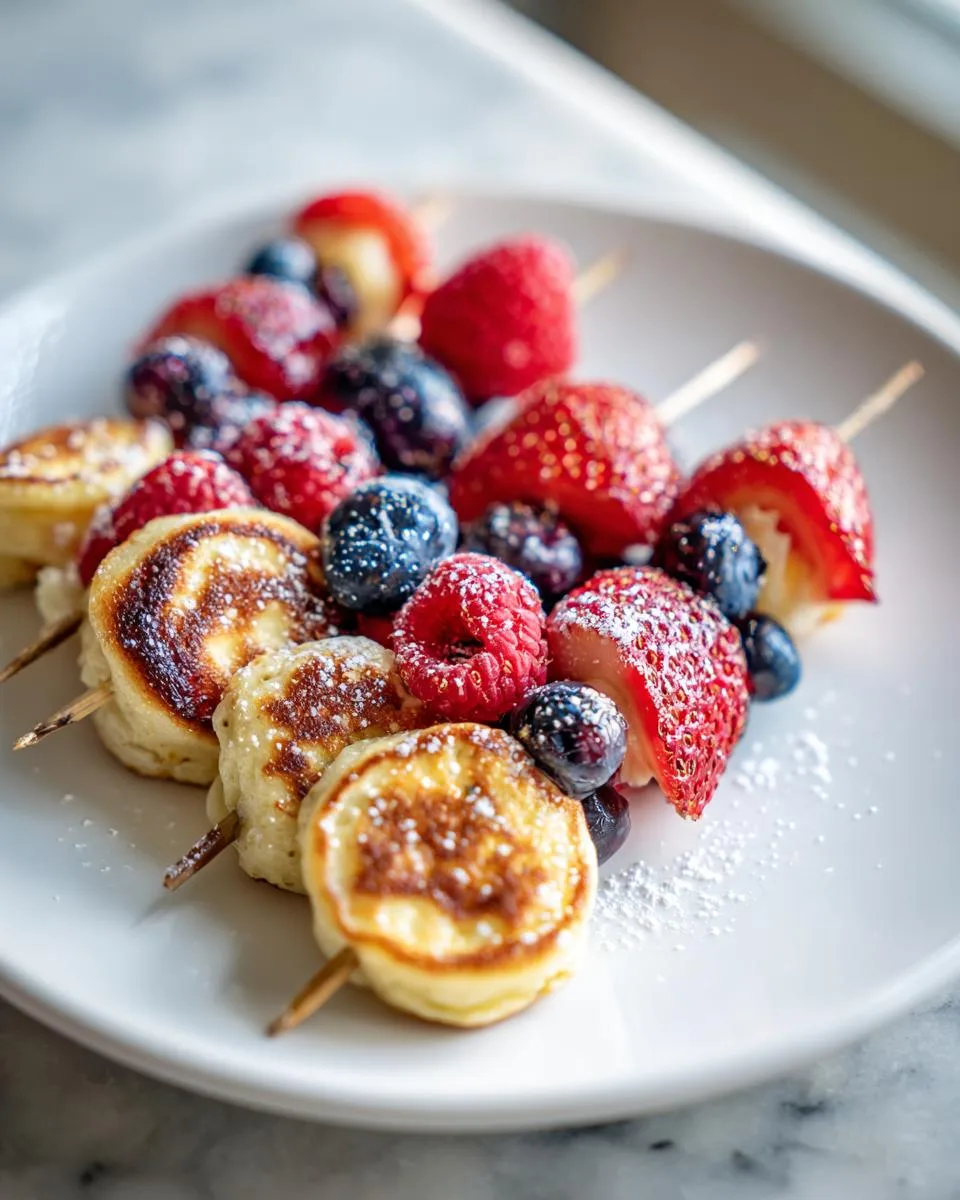 4th July Berry Pancake Skewers - detail 3